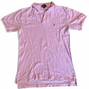 Pink Ralph Lauren Polo Shirt - Men's Small